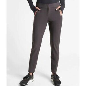 ATHLETA Stellar Trouser Pants in Shale Gray Office Travel Normcore Minimal 4P